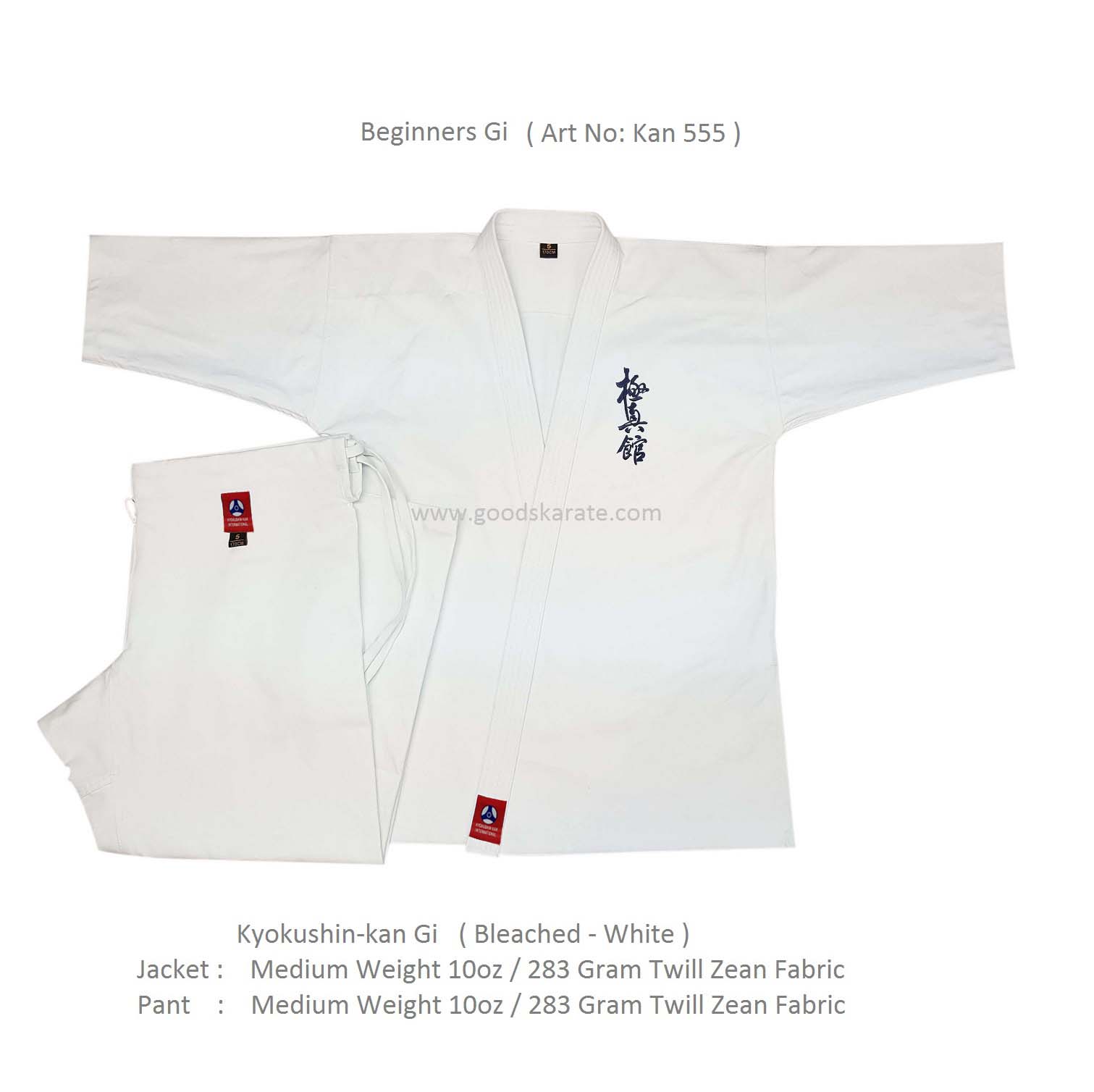 Medium Weight 10oz Kyokushin-kan Gi